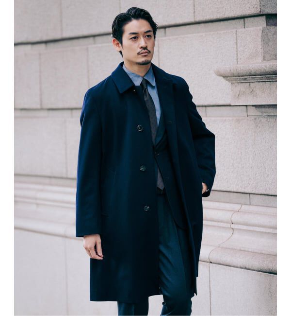 EDIFICE「MACKINTOSH(マッキントッシュ) 別注 DUNKELD/ダンケルド Loro Piana Fabric」|ステンカラーコート|