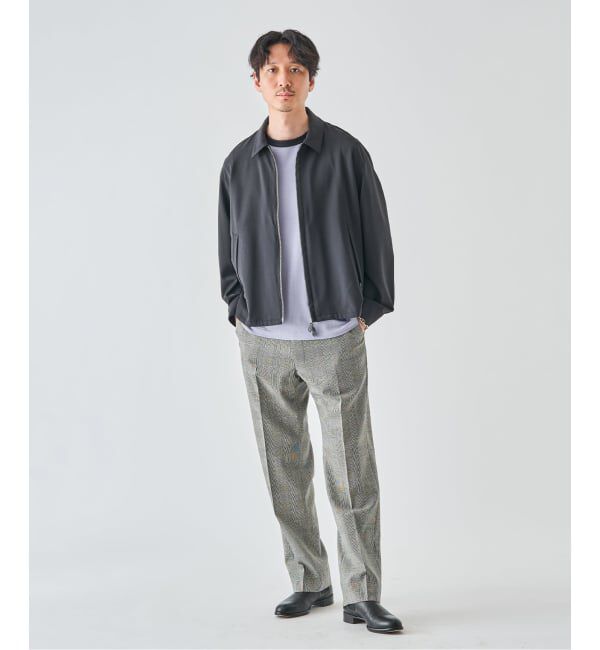 EDIFICE「LEATHER-TRIMMED シャツ ジャケット」|その他|