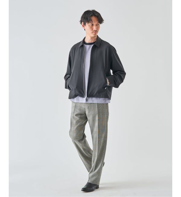 EDIFICE「LEATHER-TRIMMED シャツ ジャケット」|その他|