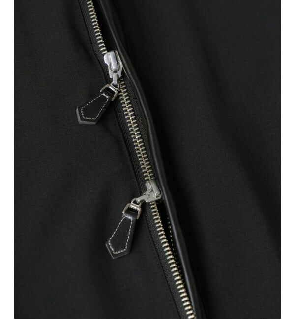 EDIFICE「LEATHER-TRIMMED シャツ ジャケット」|その他|