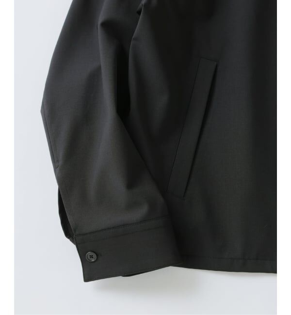 EDIFICE「LEATHER-TRIMMED シャツ ジャケット」|その他|