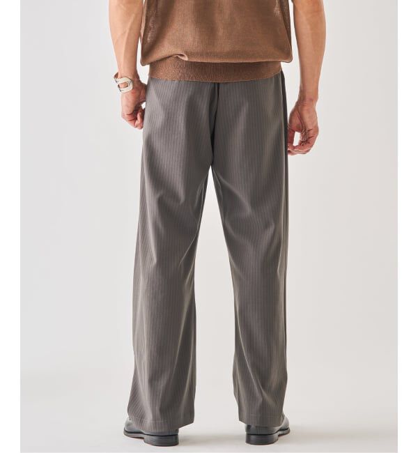 EDIFICE「《予約》ハイツイスト ストライプ 3D トラウザー」|スラックス|