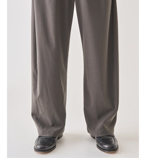 EDIFICE「《予約》ハイツイスト ストライプ 3D トラウザー」|スラックス|