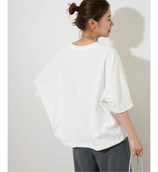 JOURNAL STANDARD relume「《追加6》ギャザーヘムショートスリーブTシャツ」|Tシャツ・カットソー|