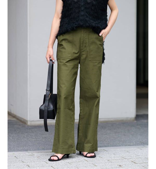 JOURNAL STANDARD relume「《追加26》ワイドベイカーパンツ」|カーゴ|カーキ