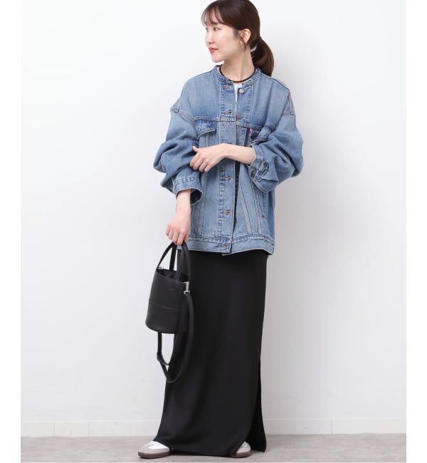 JOURNAL STANDARD relume「別注【LEVI&rsquo;S】COLLARLESS XL TRUCKER：デニムジャケット」|デニムジャケット|