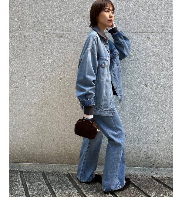 JOURNAL STANDARD relume「別注【LEVI&rsquo;S】COLLARLESS XL TRUCKER：デニムジャケット」|デニムジャケット|