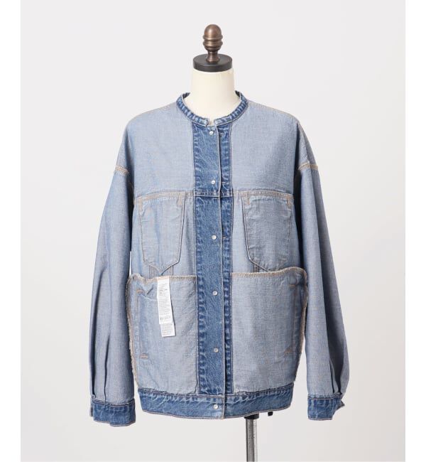 JOURNAL STANDARD relume「別注【LEVI&rsquo;S】COLLARLESS XL TRUCKER：デニムジャケット」|デニムジャケット|