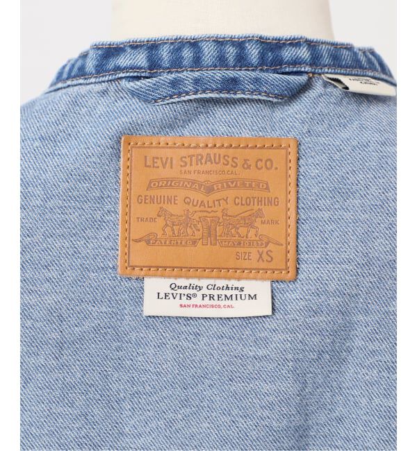 JOURNAL STANDARD relume「別注【LEVI&rsquo;S】COLLARLESS XL TRUCKER：デニムジャケット」|デニムジャケット|