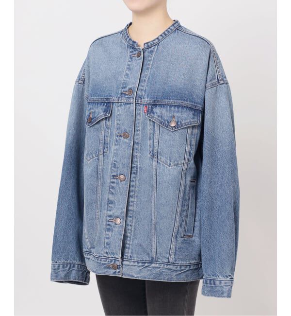 JOURNAL STANDARD relume「別注【LEVI&rsquo;S】COLLARLESS XL TRUCKER：デニムジャケット」|デニムジャケット|