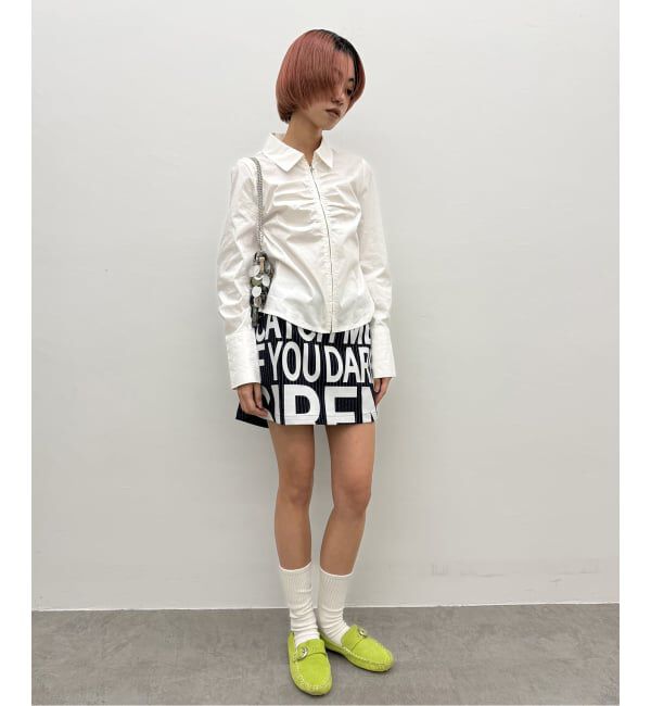 Oriens JOURNAL STANDARD「フロントジップギャザーシャツ」|シャツ・ブラウス|