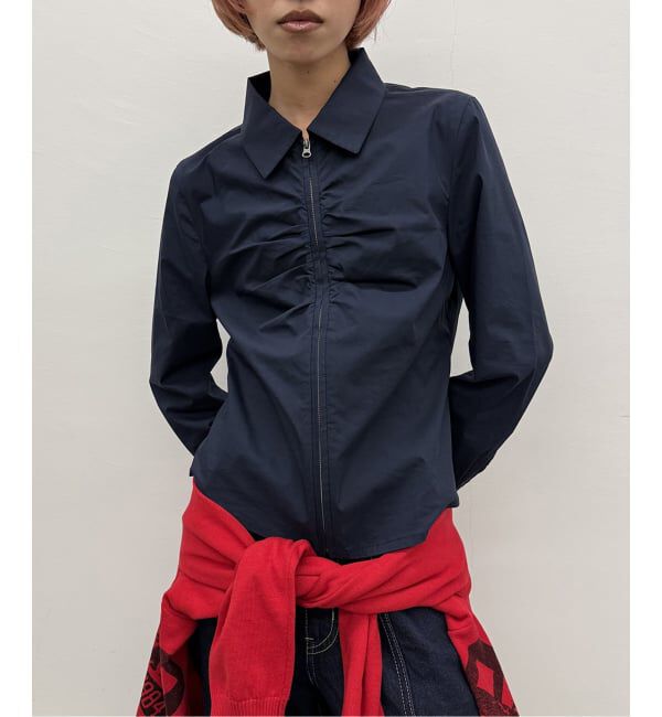 Oriens JOURNAL STANDARD「フロントジップギャザーシャツ」|シャツ・ブラウス|