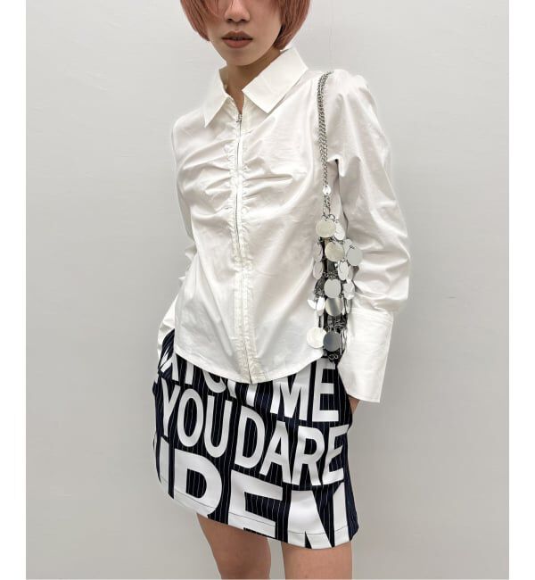 Oriens JOURNAL STANDARD「フロントジップギャザーシャツ」|シャツ・ブラウス|