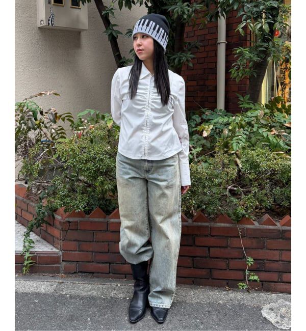 Oriens JOURNAL STANDARD「フロントジップギャザーシャツ」|シャツ・ブラウス|