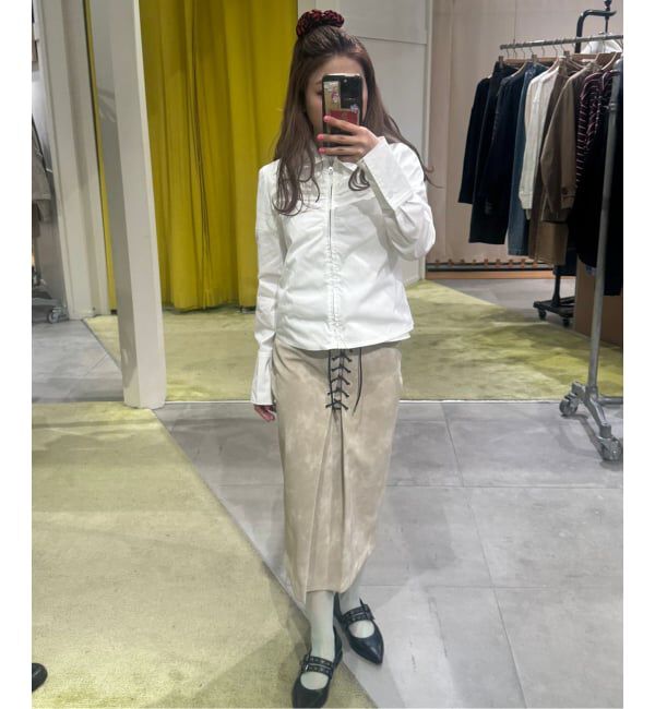 Oriens JOURNAL STANDARD「フロントジップギャザーシャツ」|シャツ・ブラウス|