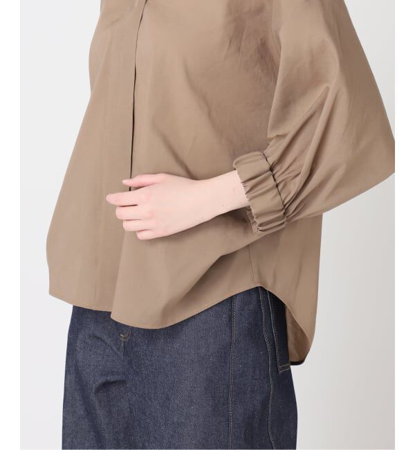 journal standard L'essage「《追加》オーガンジーニュアンスノーカラーシャツ」|シャツ・ブラウス|