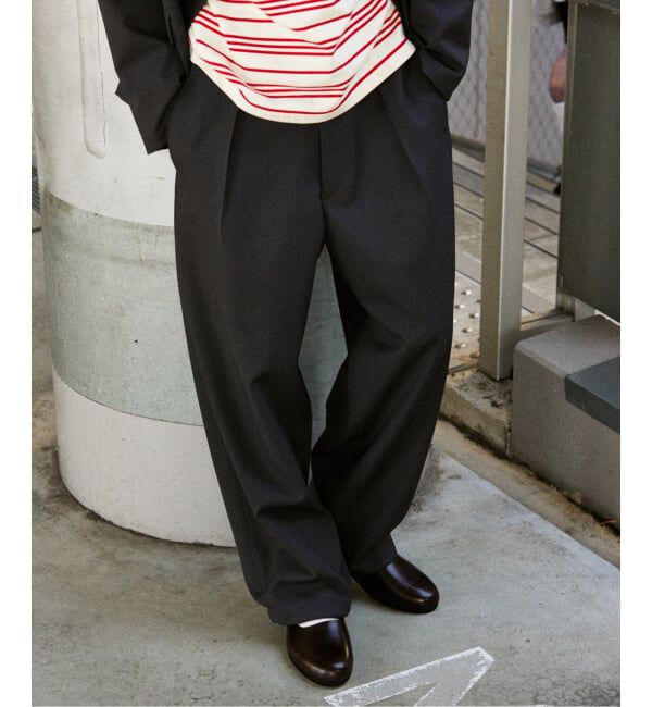JOURNAL STANDARD「TW ツイル オーバー パンツ」|スラックス|