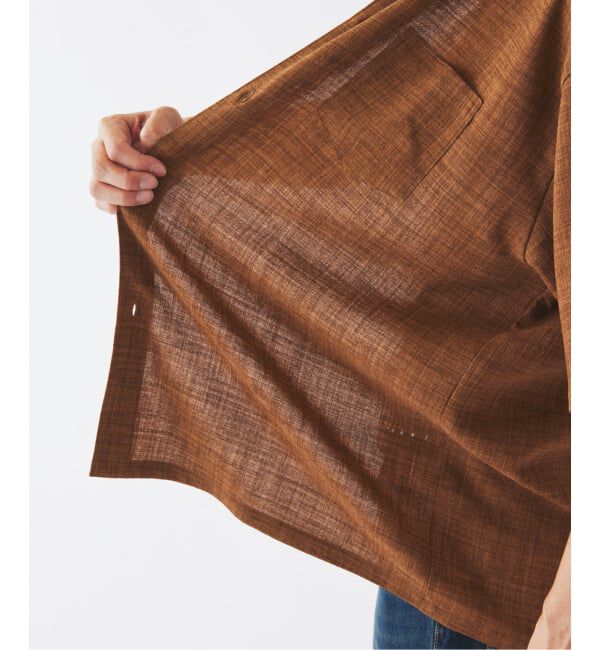 JOURNAL STANDARD relume「《予約》テックキャンバス レギュラーカラー 半袖シャツ(セットアップ対応可能)」|シャツ・ブラウス|