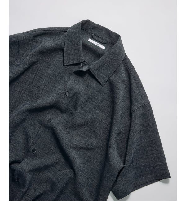 JOURNAL STANDARD relume「《予約》テックキャンバス レギュラーカラー 半袖シャツ(セットアップ対応可能)」|シャツ・ブラウス|