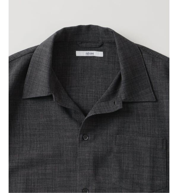 JOURNAL STANDARD relume「《予約》テックキャンバス レギュラーカラー 半袖シャツ(セットアップ対応可能)」|シャツ・ブラウス|