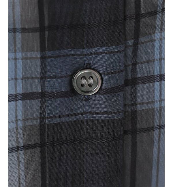 journal standard L'essage「《予約》シアーチェック/無地ツイストシャツ」|シャツ・ブラウス|