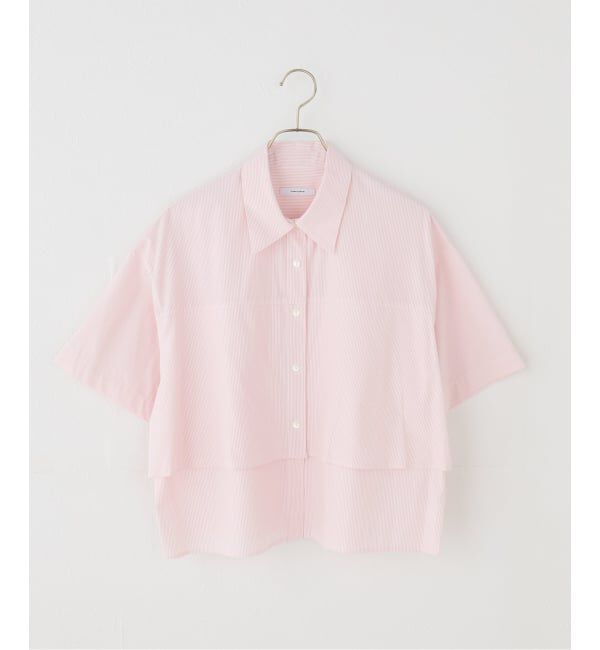 JOURNAL STANDARD「レイヤードライクハーフスリーブシャツ」|シャツ・ブラウス|ピンク
