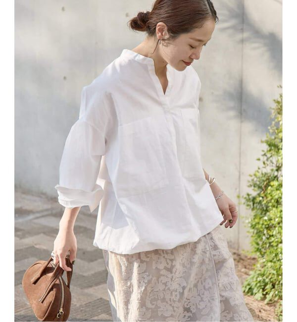 JOURNAL STANDARD「《WEB限定追加予約3》ハードマンズリネンコットンスキッパーシャツ」|シャツ・ブラウス|ホワイト