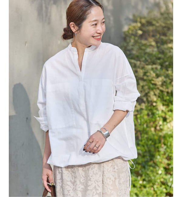 JOURNAL STANDARD「《WEB限定追加予約3》ハードマンズリネンコットンスキッパーシャツ」|シャツ・ブラウス|