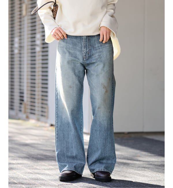 FRAMeWORK「DENIM DELIGHT DAYS/デニムデライトデイズ セルウィッチデニムワイドジーンズ」|デニム|