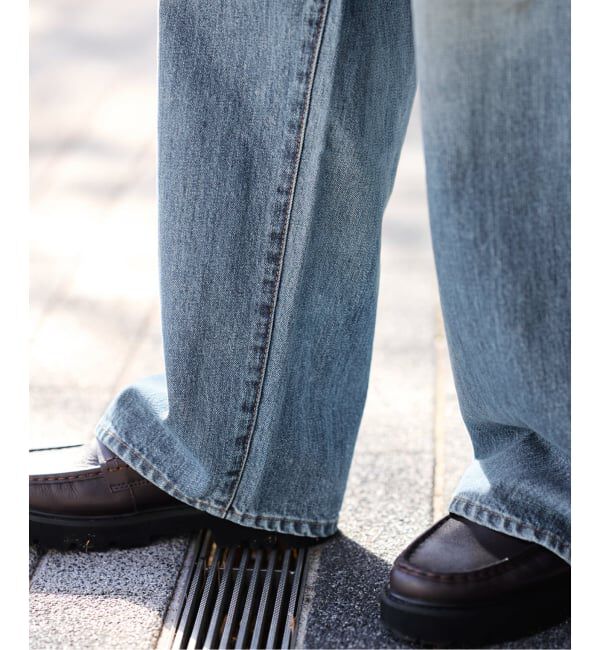FRAMeWORK「DENIM DELIGHT DAYS/デニムデライトデイズ セルウィッチデニムワイドジーンズ」|デニム|