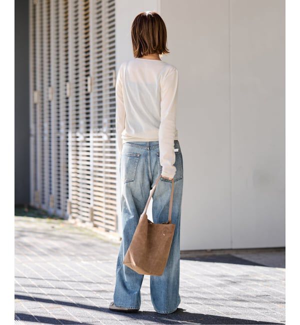 FRAMeWORK「DENIM DELIGHT DAYS/デニムデライトデイズ セルウィッチデニムワイドジーンズ」|デニム|