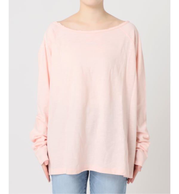 Spick and Span「《WEB限定 / 追加》コットンスラブクルーネックプルオーバー」|Tシャツ・カットソー|