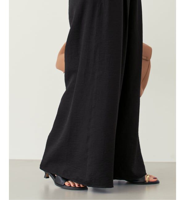 NOBLE「《セットアップ対応》ファジーリネンフラップフレアパンツ」|スラックス|