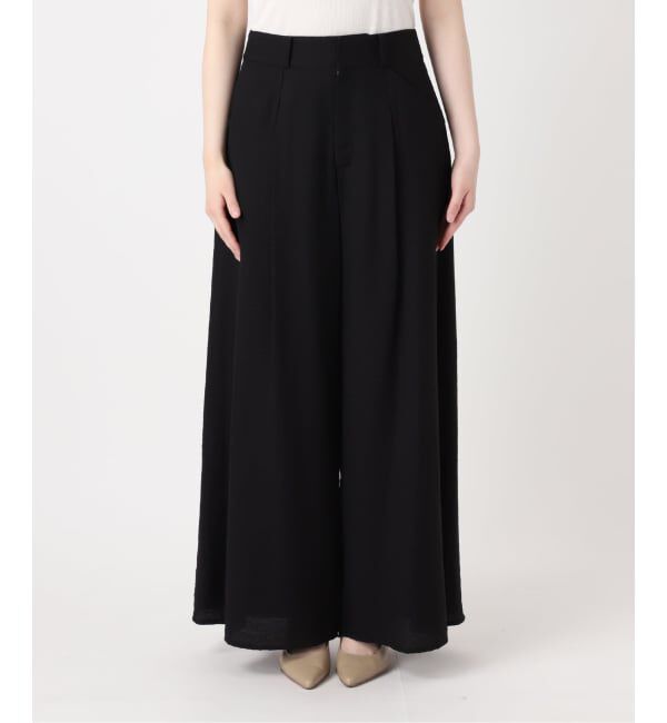 NOBLE「《セットアップ対応》ファジーリネンフラップフレアパンツ」|スラックス|