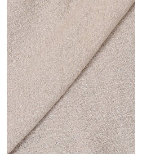 NOBLE「《セットアップ対応》ファジーリネンフラップフレアパンツ」|スラックス|