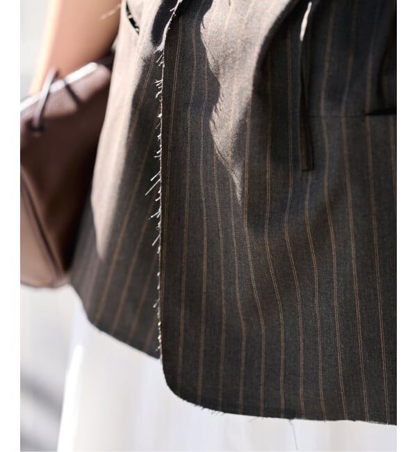 FRAMeWORK「TOPカラーボタンレスジャケット」|その他|