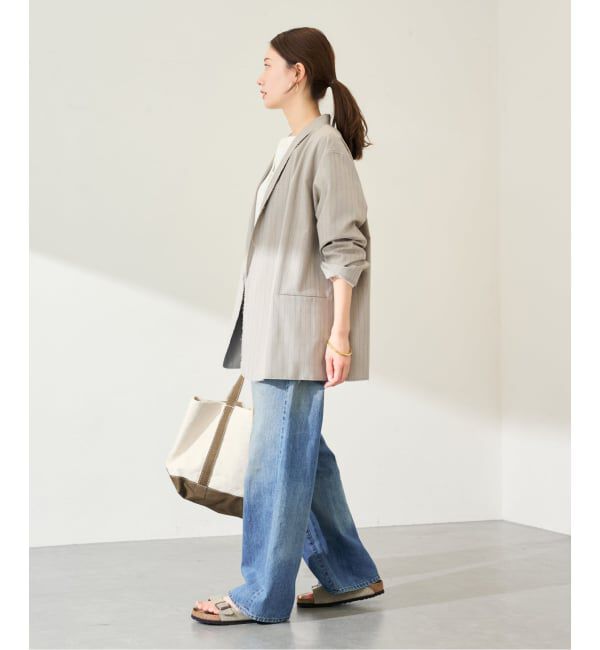 FRAMeWORK「TOPカラーボタンレスジャケット」|その他|