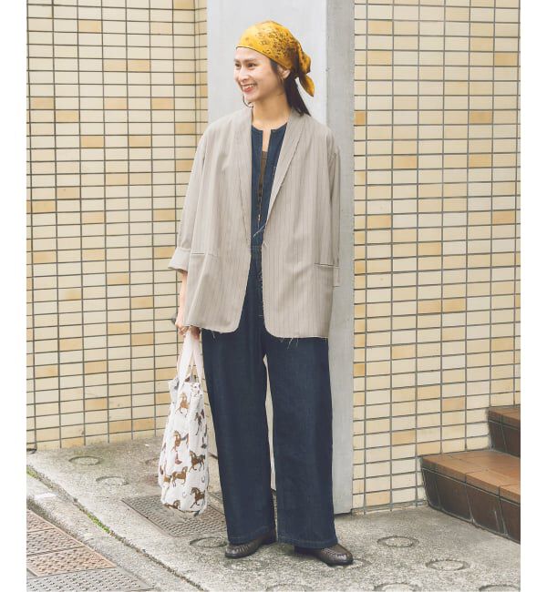 FRAMeWORK「TOPカラーボタンレスジャケット」|その他|