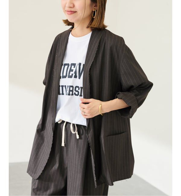 FRAMeWORK「TOPカラーボタンレスジャケット」|その他|