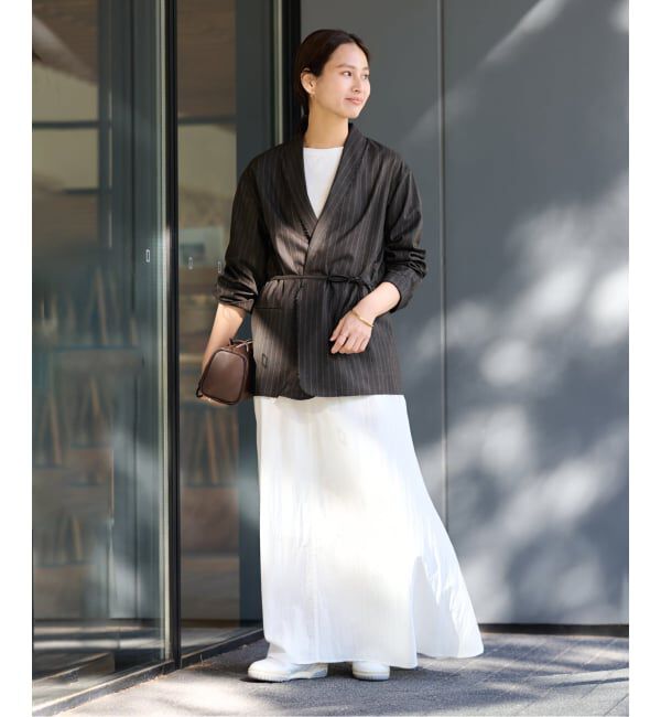 FRAMeWORK「TOPカラーボタンレスジャケット」|その他|