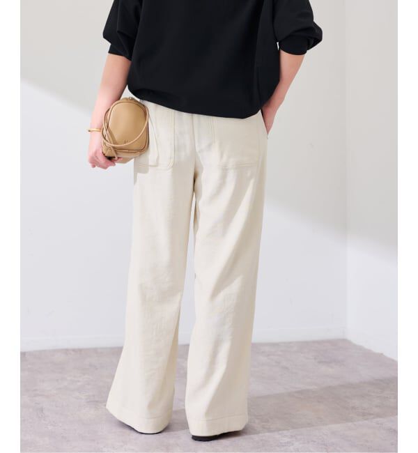 FRAMeWORK「ヴィンテージネップクロスパンツ」|スラックス|