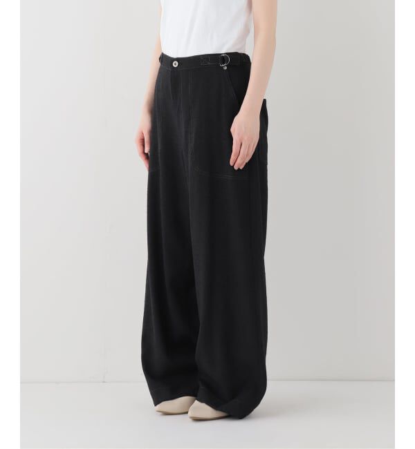 FRAMeWORK「ヴィンテージネップクロスパンツ」|スラックス|