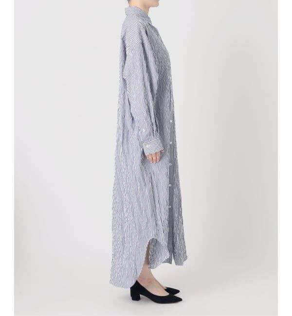 FRAMeWORK「ワッシャーストライプシャツドレス」|ワンピース|