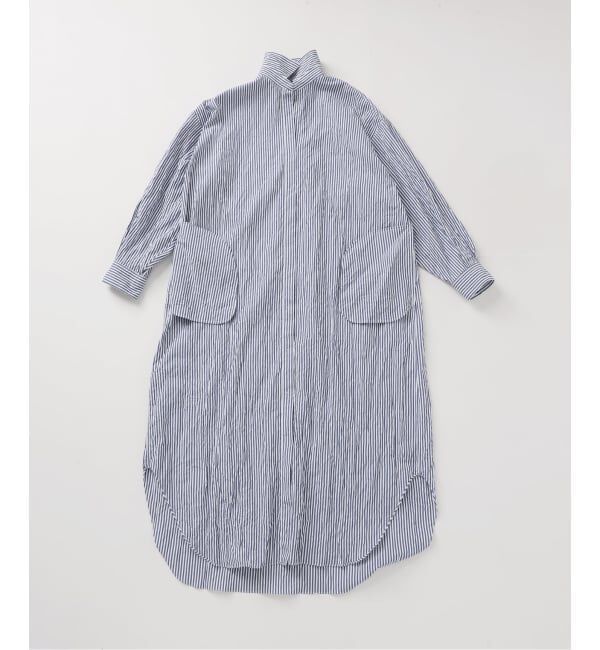 FRAMeWORK「ワッシャーストライプシャツドレス」|ワンピース|