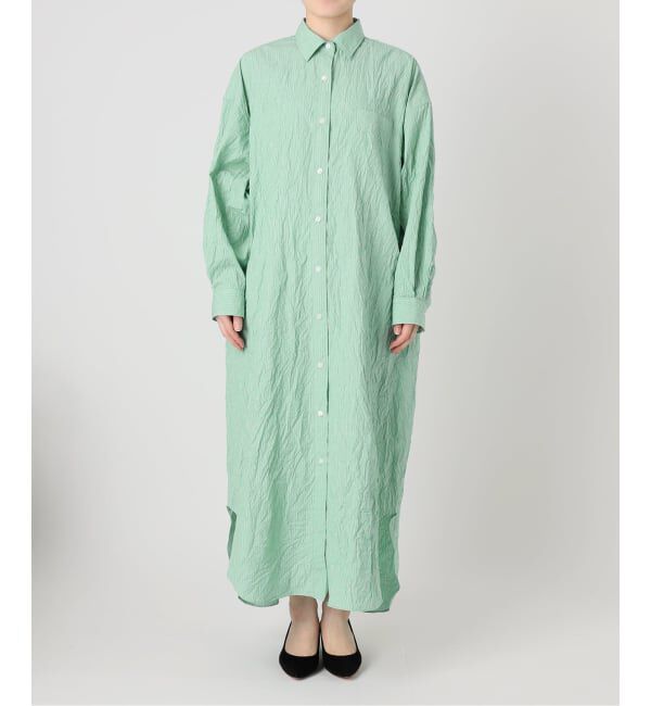 FRAMeWORK「ワッシャーストライプシャツドレス」|ワンピース|