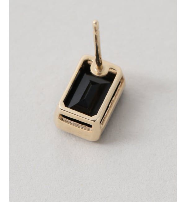 Lilas by Spick&Span「オクタゴンオニキスピアス K10（両耳）」|ピアス|