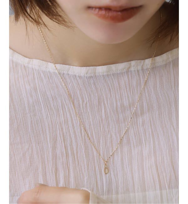 Lilas by Spick&Span「オーバルラインモチーフチャーム K18」|その他|