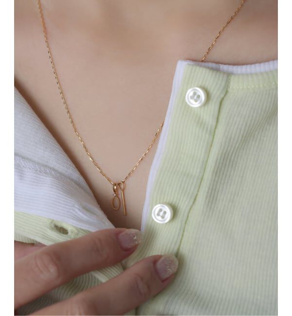 Lilas by Spick&Span「オーバルラインモチーフチャーム K18」|その他|