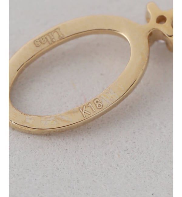 Lilas by Spick&Span「オーバルラインモチーフチャーム K18」|その他|