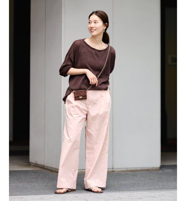 FRAMeWORK「≪洗濯機洗い可≫コットンナイロンタックパンツ」|その他|